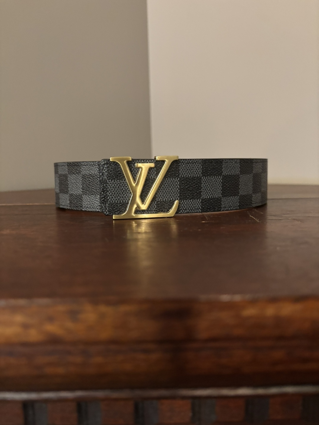 Louis Vuitton Damier Graphite Belt Size 44 or 110