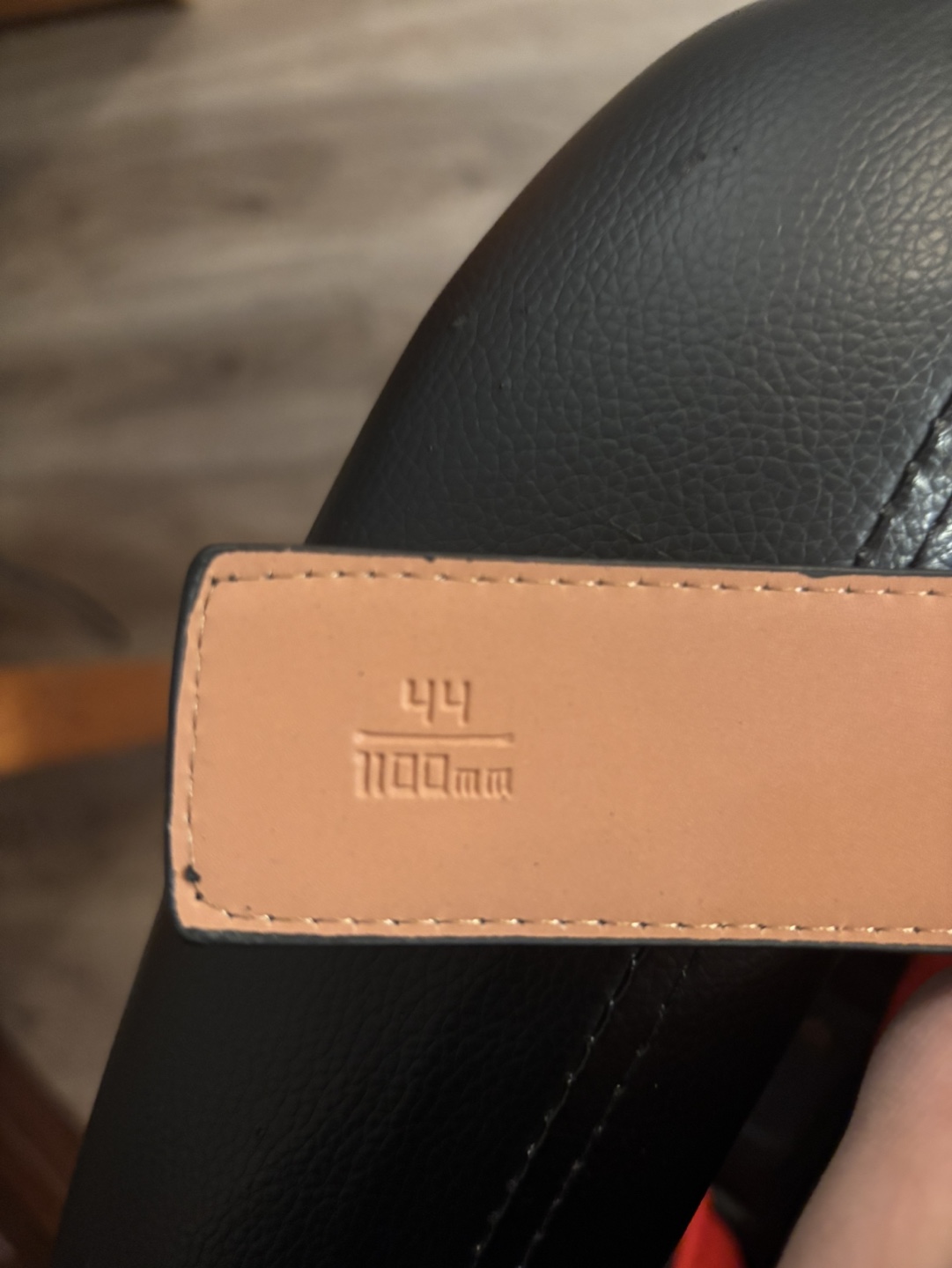 Louis Vuitton Black Monogram Eclipse Reversible Belt Size 44 - photo 2