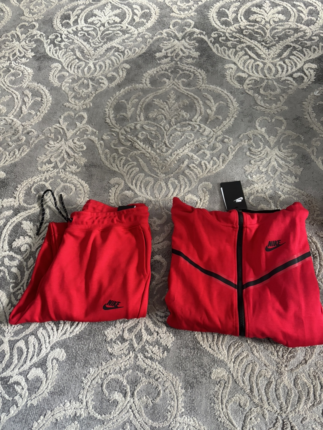 Nike Tech Fleece tracksuit - Red - Size XL - photo 2
