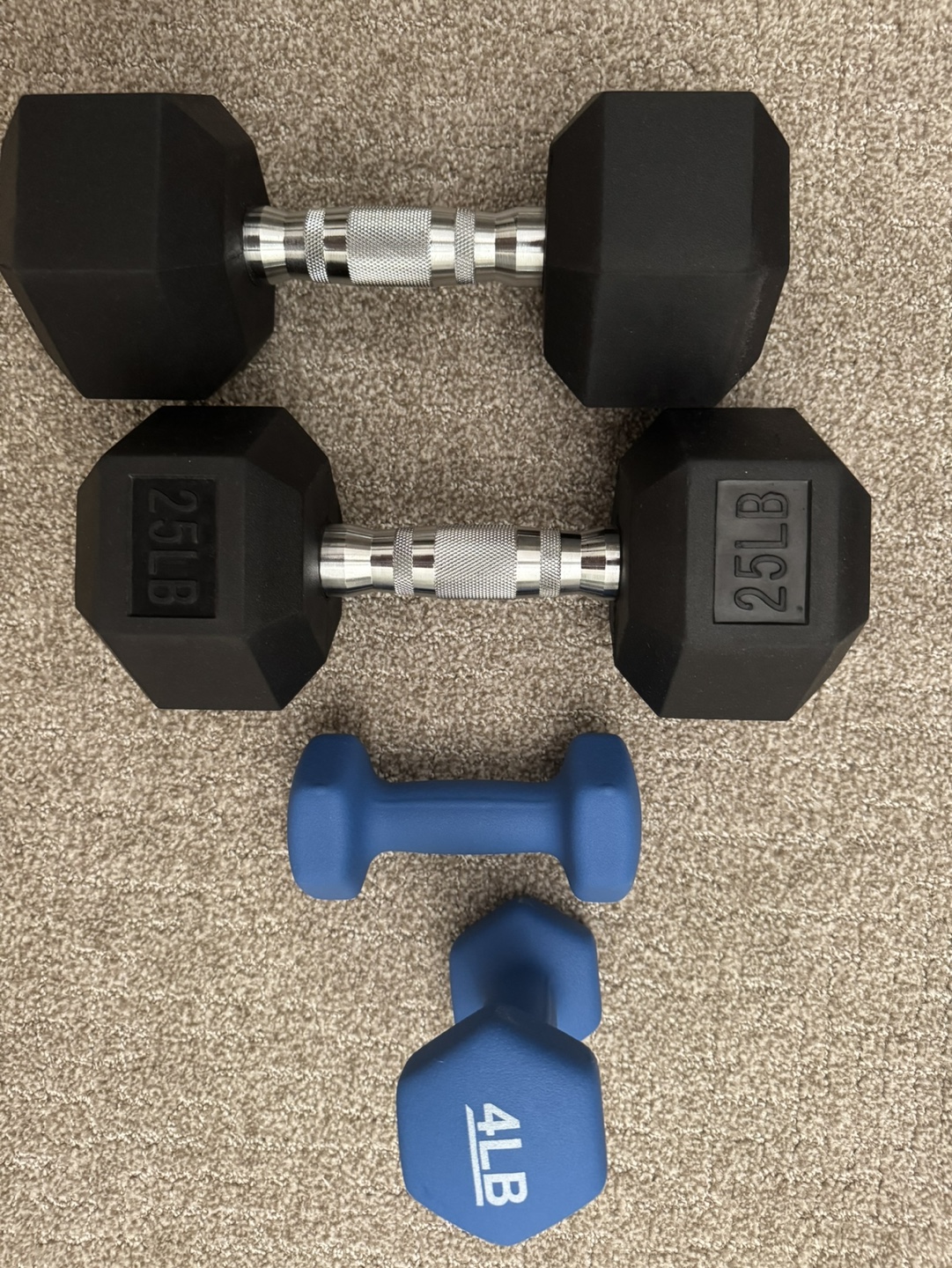 Dumbbell Set - 4lb, 25lb