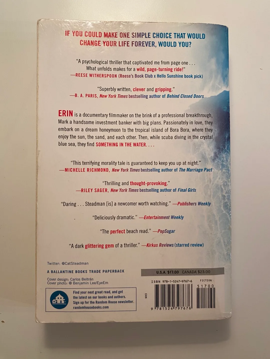 Something in the Water by Catherine Steadman - Hardcover Book image indicator(2)