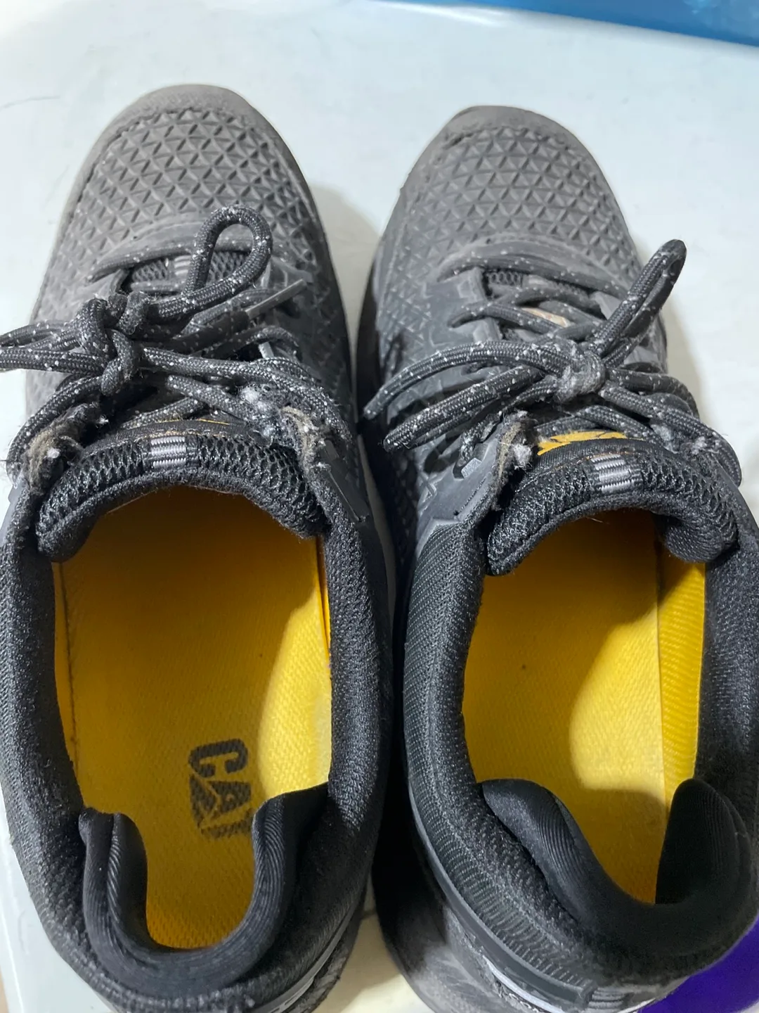 Caterpillar CAT Men's Black Composite Toe Work Shoes 💚 image indicator(3)