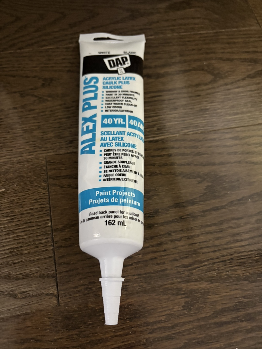 Acrylic Latex Caulk Plus Silicone Sealant - White - 162ml