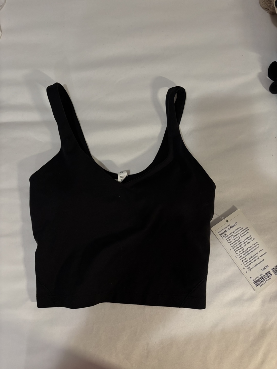 Lululemon Align Tank Top - Size 6 - Black