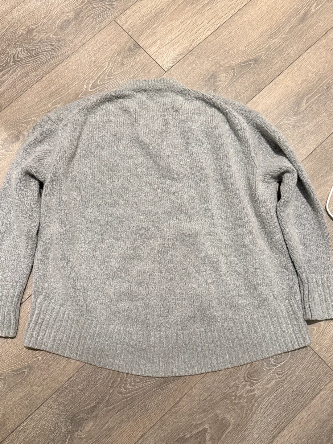 Zara Knit Grey Oversized Sweater image indicator(4)