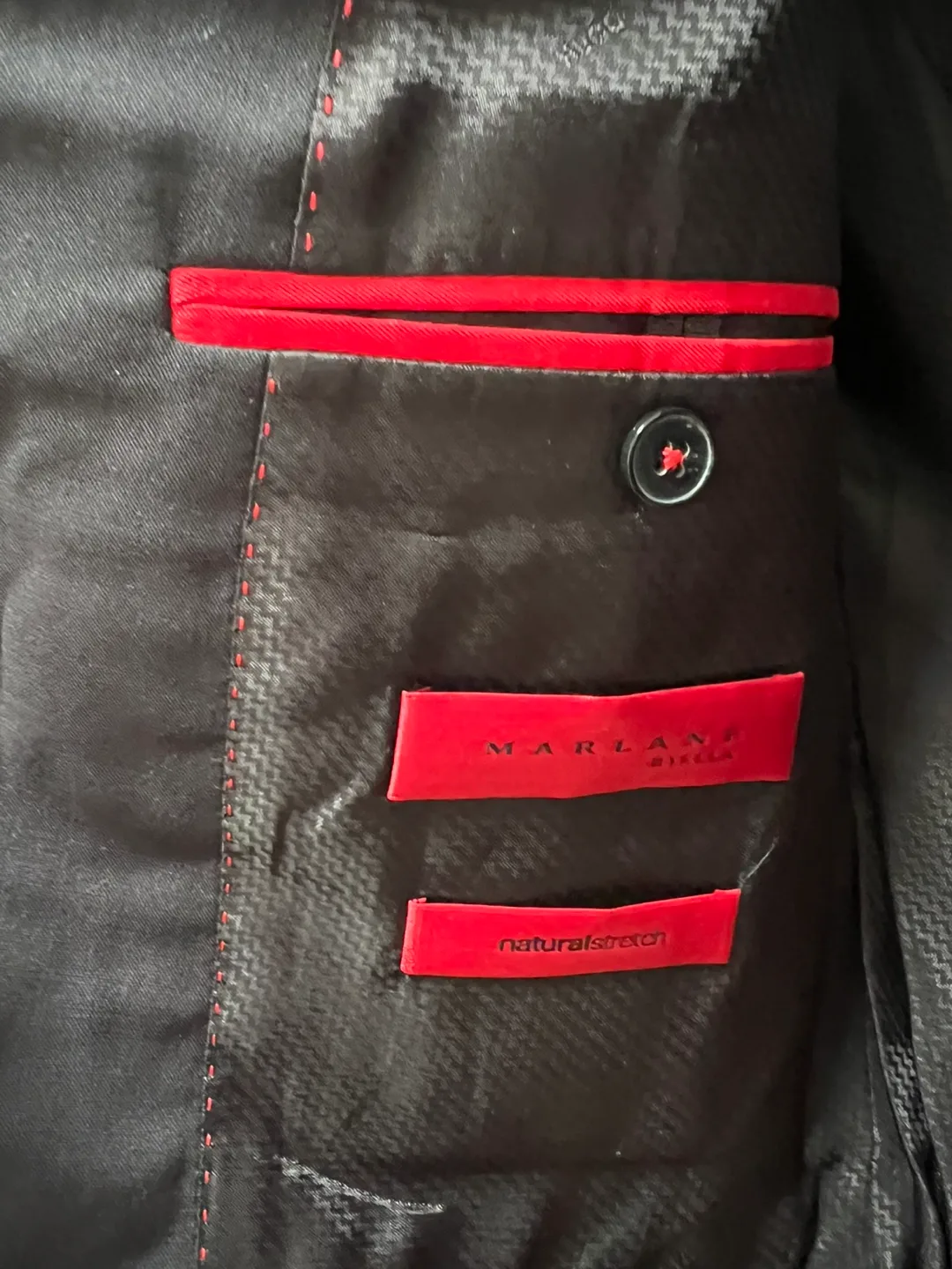 HUGO BOSS NWT Men's Black Suit Jacket , Extra Slim Fit,  36R image indicator(7)