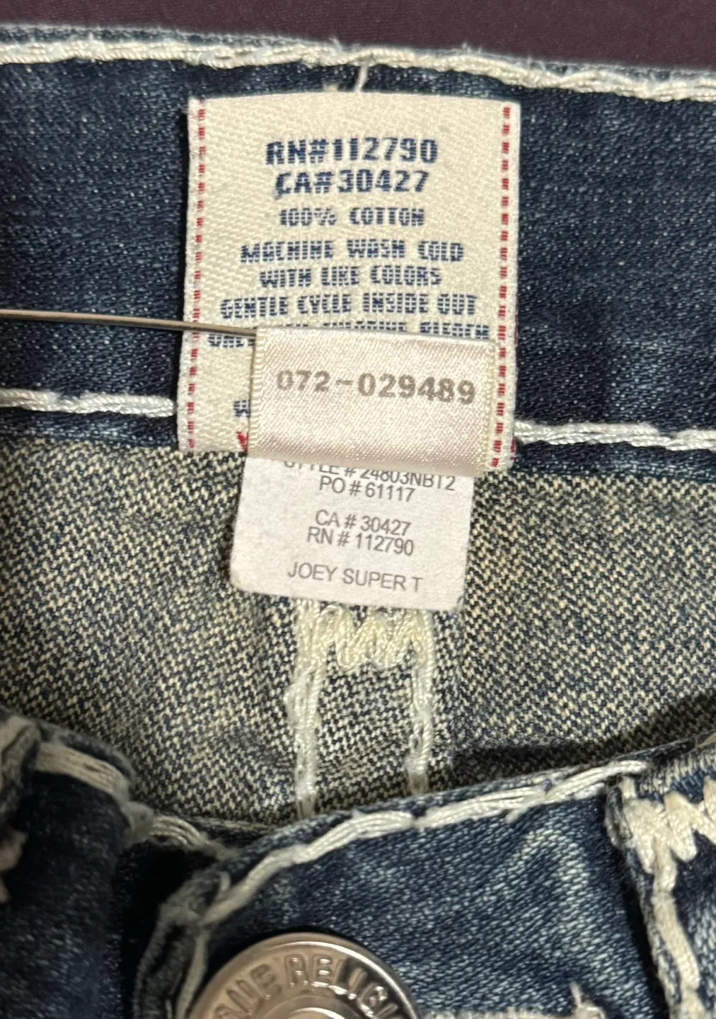 True Religion Jeans Joey Super T Flare Fit image indicator(10)