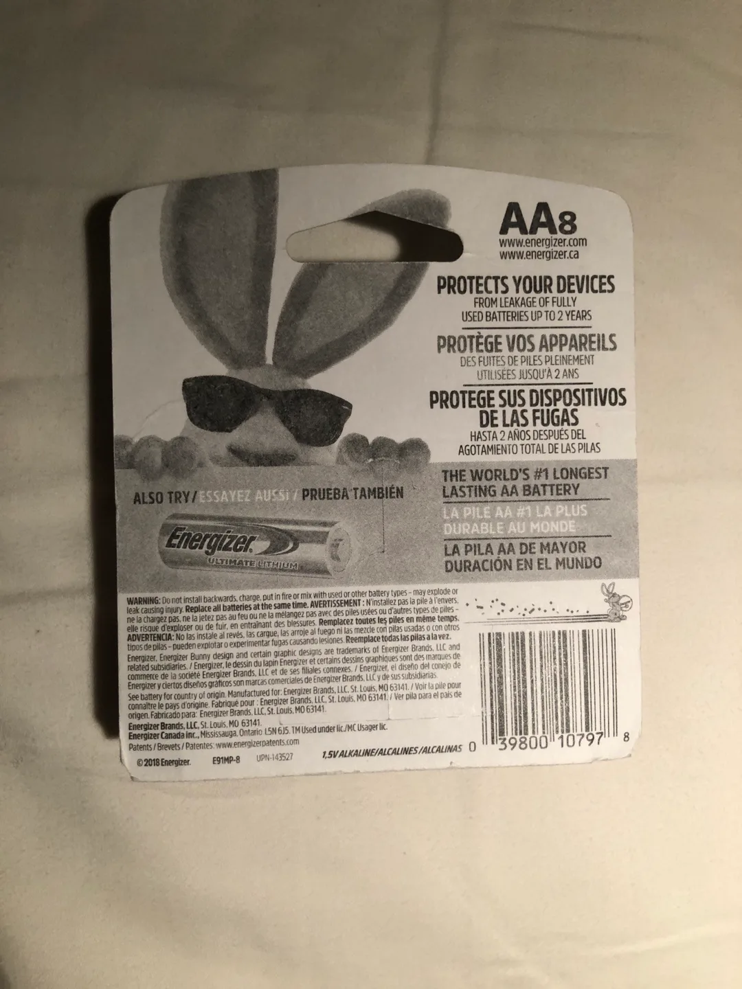 Energizer MAX AA Batteries - 8 Pack image indicator(2)