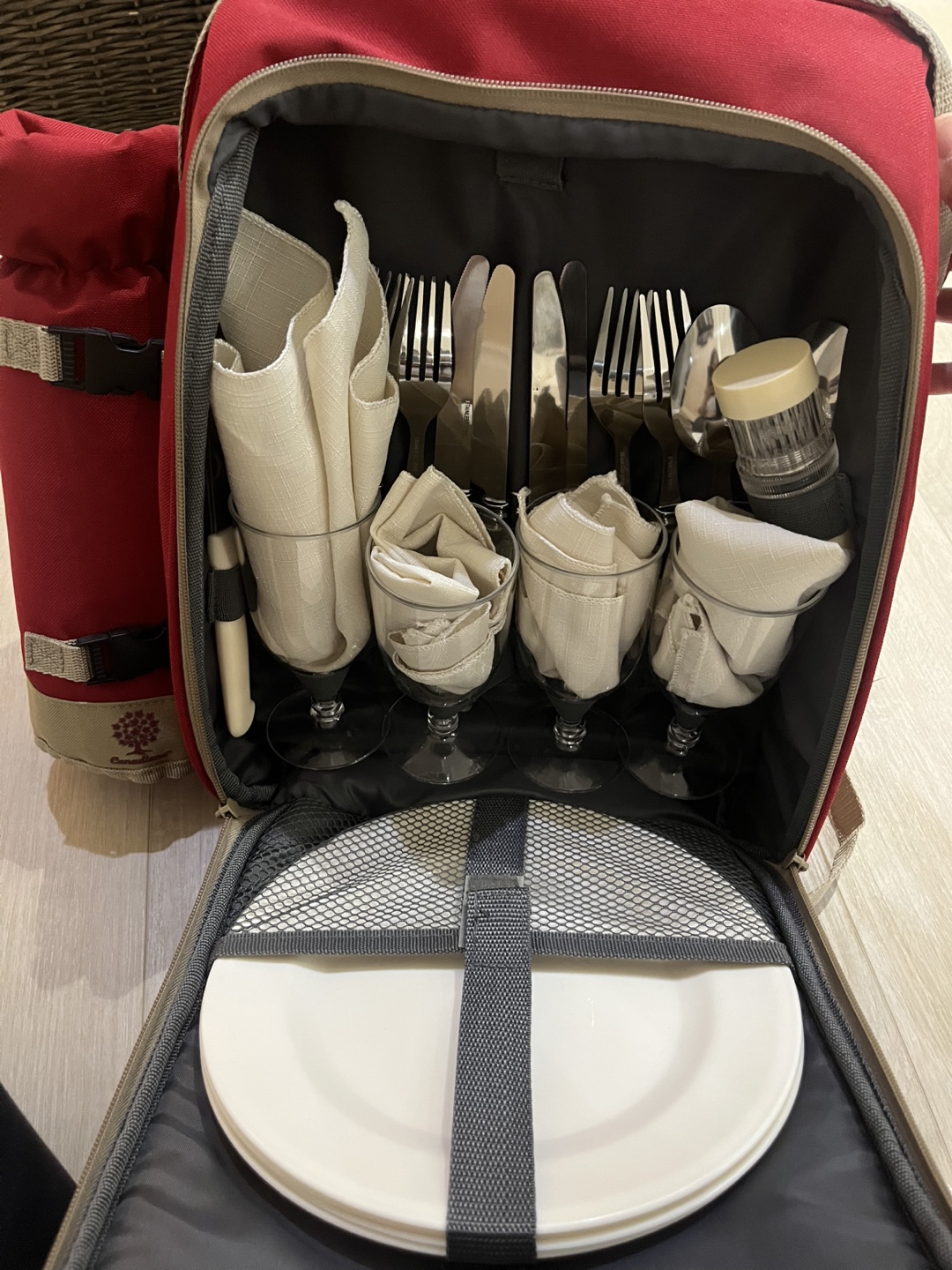 Canadiana Picnic Backpack - Red - photo 5