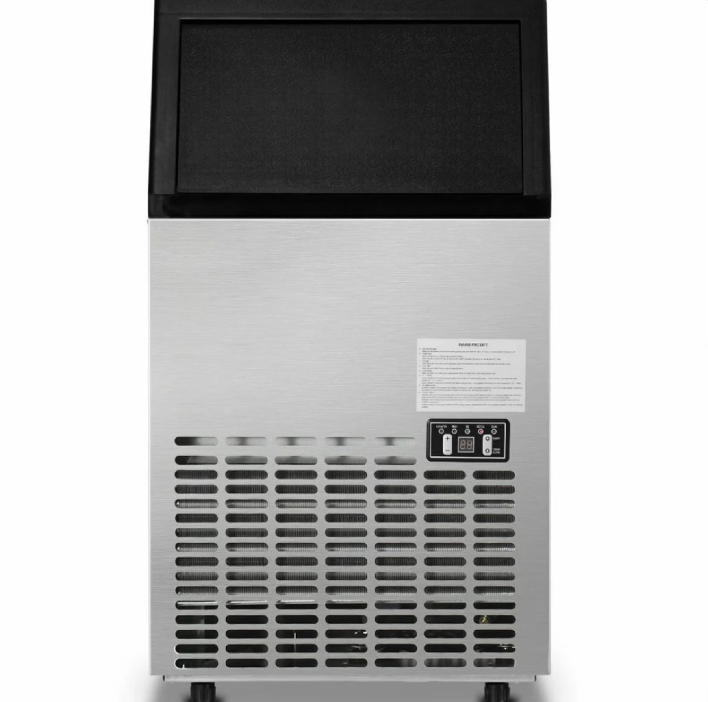 Commercial Ice Maker Machine- 33lb Ice Storage, 110 Cubes/Cycle