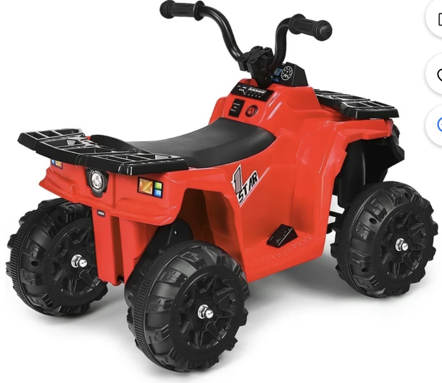 Kids' Red Electric Ride-on ATV Quad - photo 5