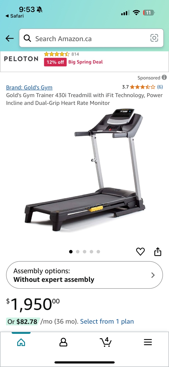 Gold's Gym Trainer 430i Treadmill - photo 3