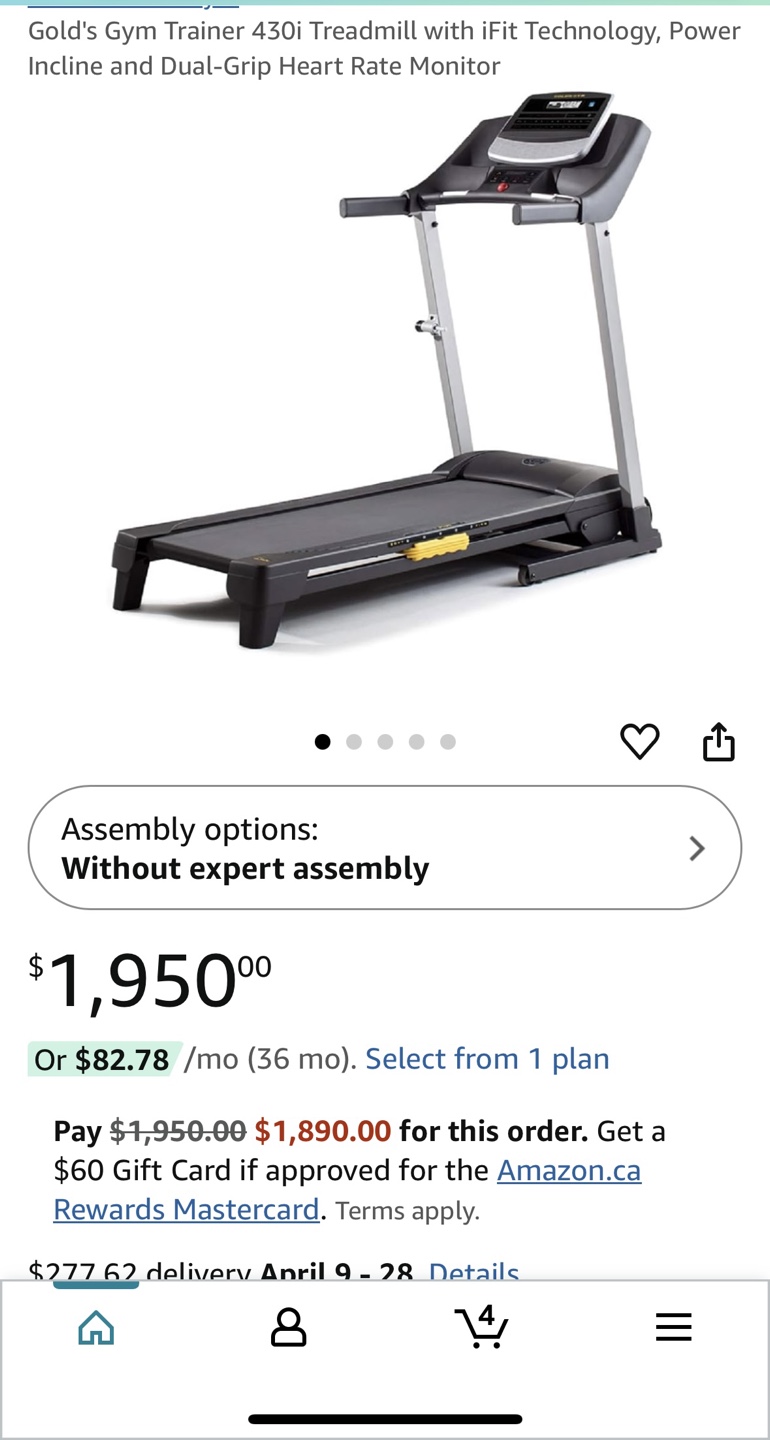 Gold's Gym Trainer 430i Treadmill - photo 4