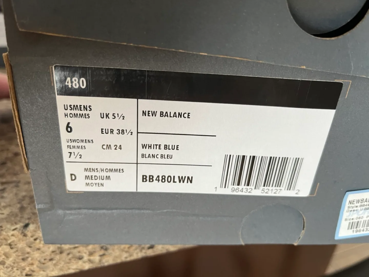 New Balance 480 Sneakers - Women's Size 7 1/2 or Men size 6 image indicator(5)