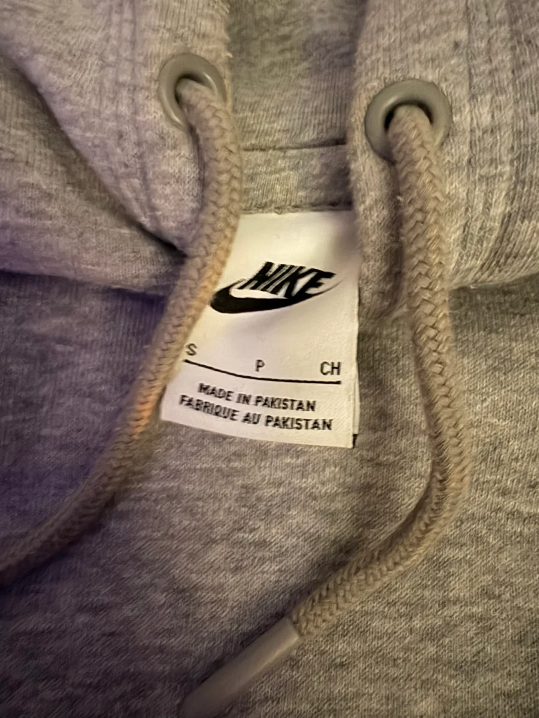 Nike Grey Hoodie Size Small image indicator(2)