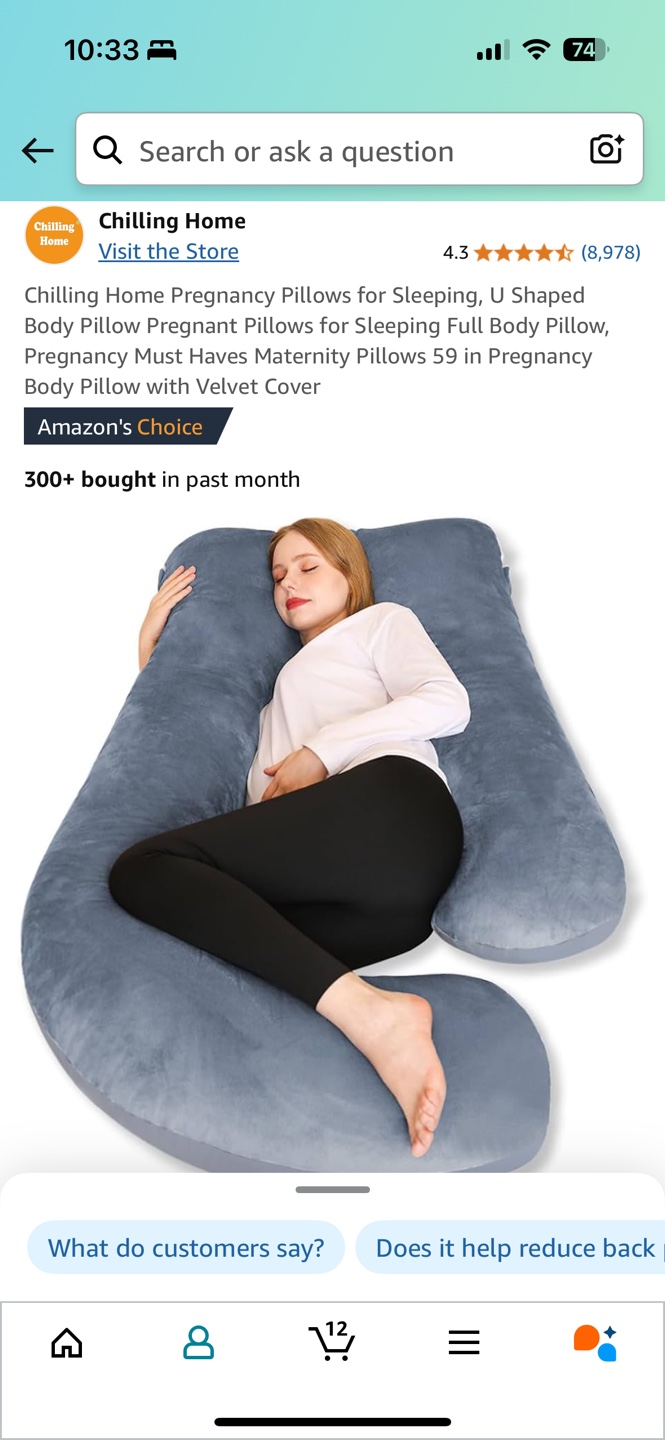 Chilling Home U-Shaped Pregnancy Pillow - photo 3