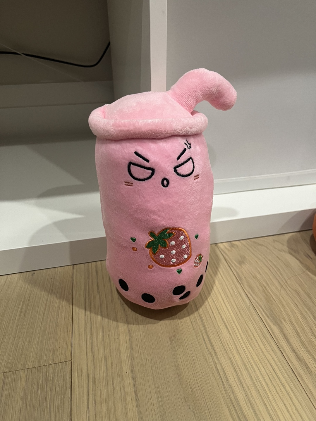 Adorable Pink Boba Plush Toy