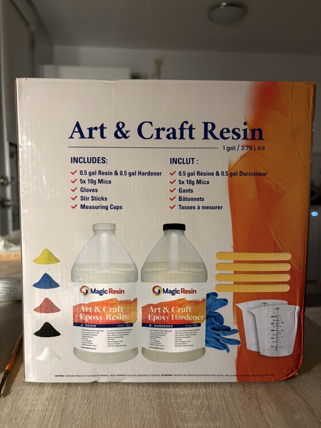 Magic Resin Art & Craft Epoxy Resin Kit - 1 Gallon