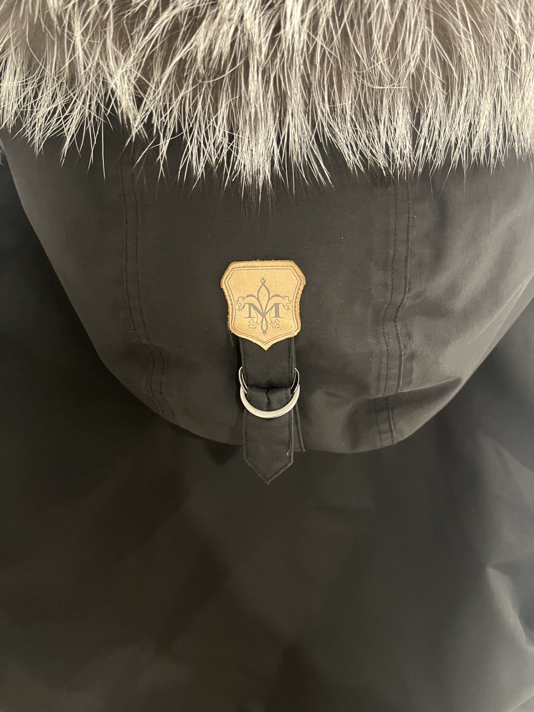 Mackage Men's Black Down-Filled Parka with Fur Trimmed Hood - photo 3