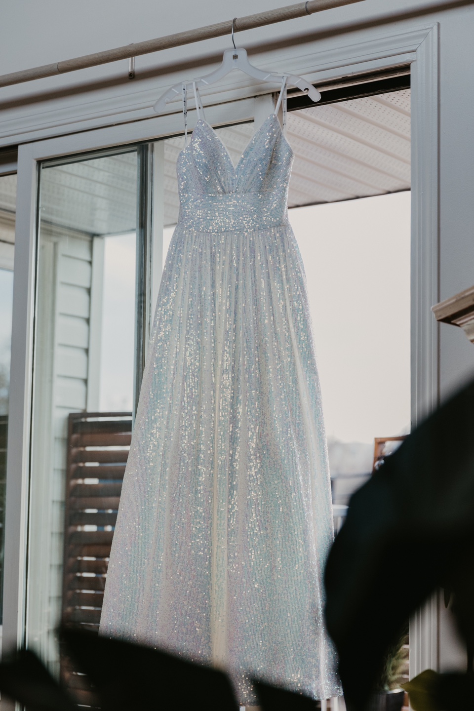 Stunning White Sequin Dress