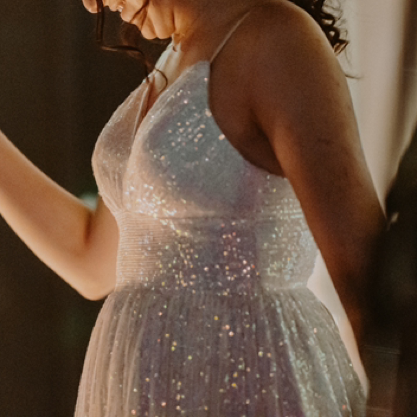 Stunning White Sequin Dress - photo 5