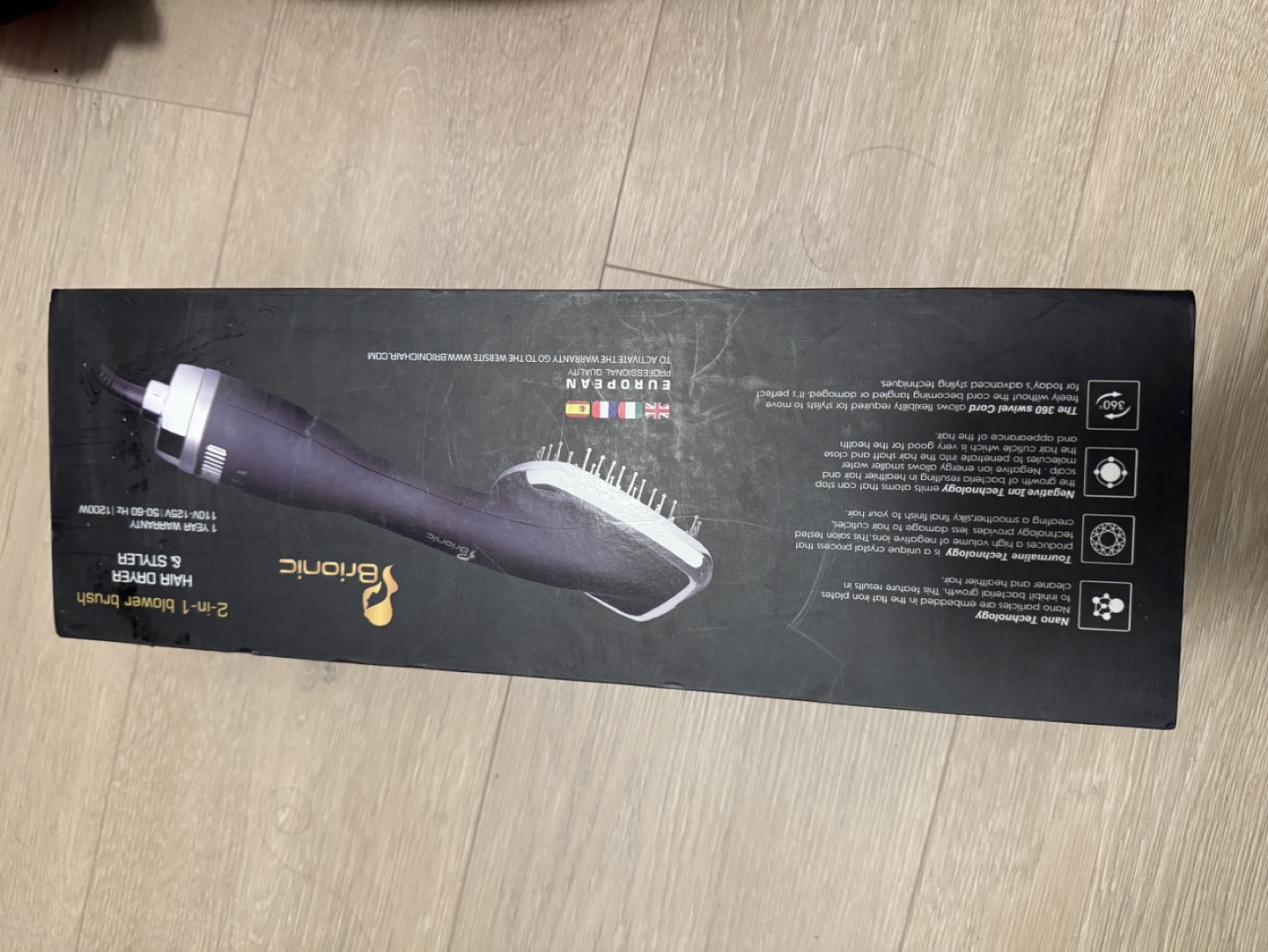 Brionic 2-in-1 Blower Brush Hair Dryer & Styler - photo 5