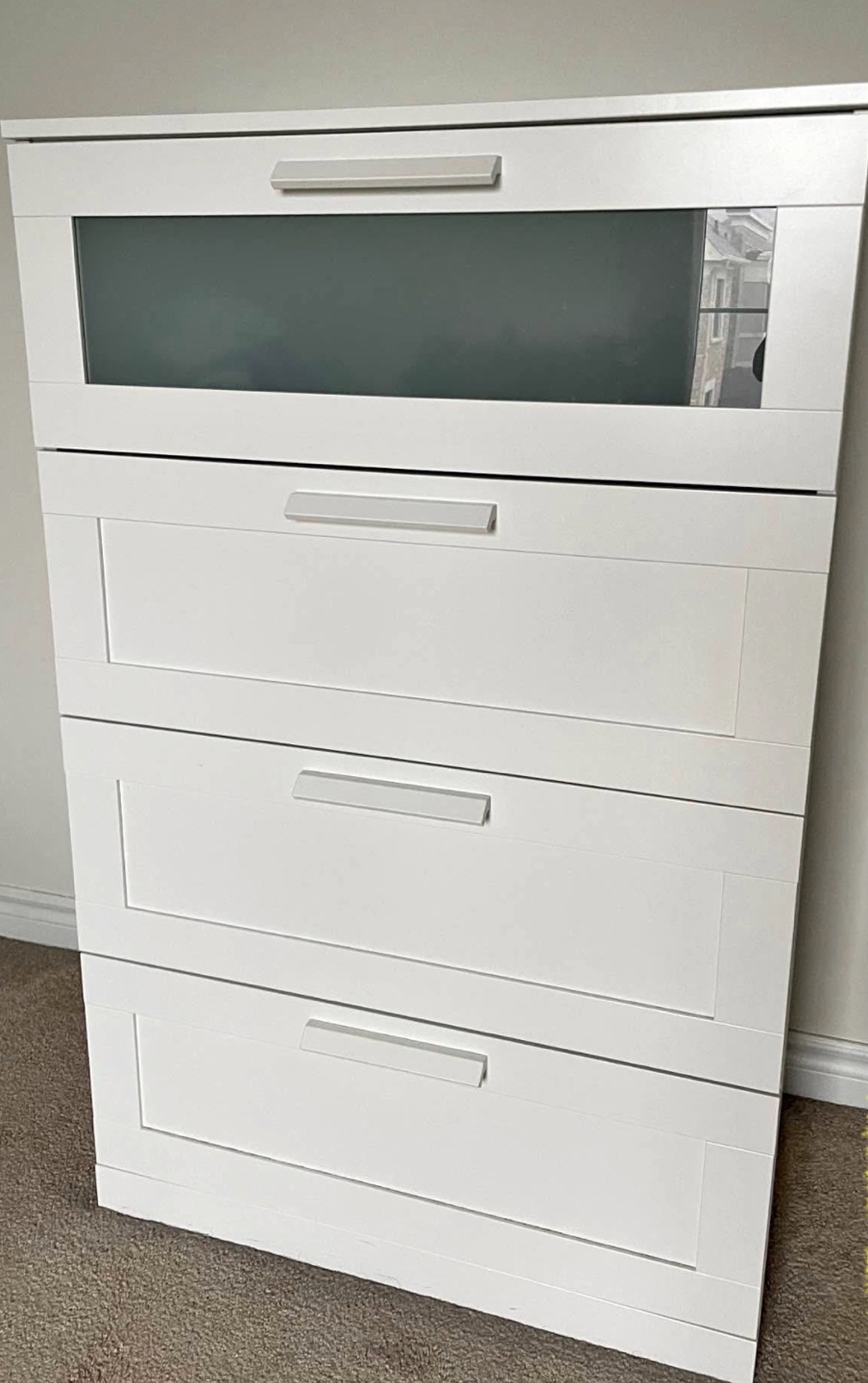 IKEA BRIMNES 4-Drawer Chest, White