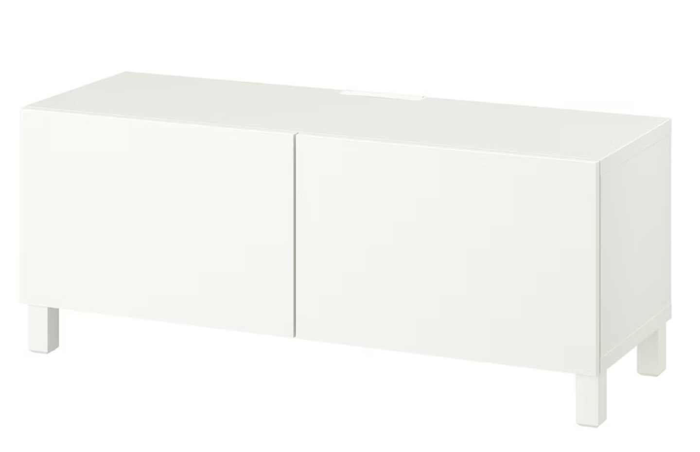 IKEA BESTA TV Media Bench/Stand/Console, White - photo 4