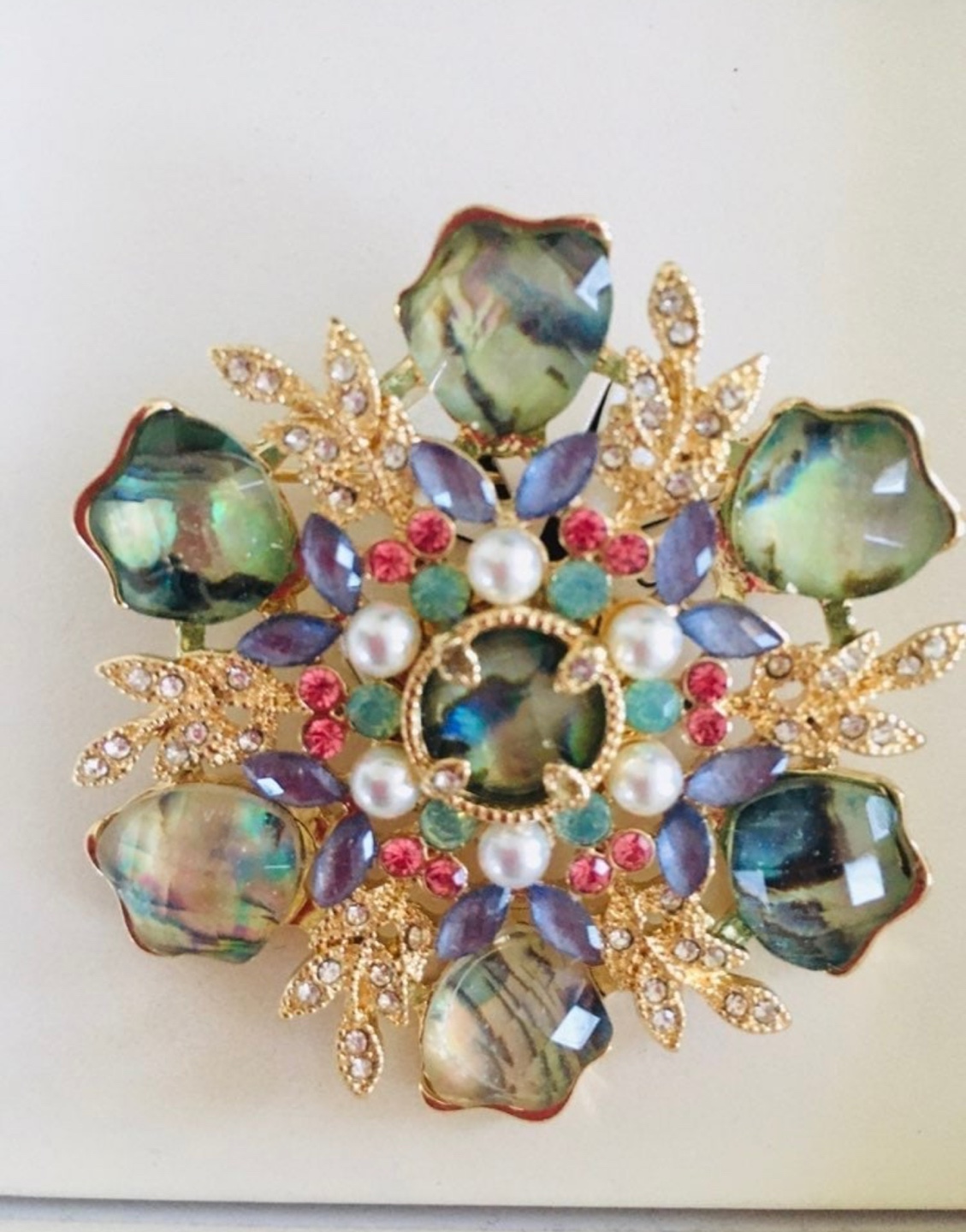 Anne Klein Flower Brooch - photo 2