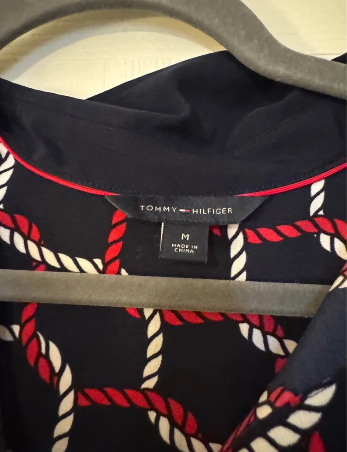 Tommy Hilfiger Nautical Rope Print Sleeveless Dress image indicator(2)