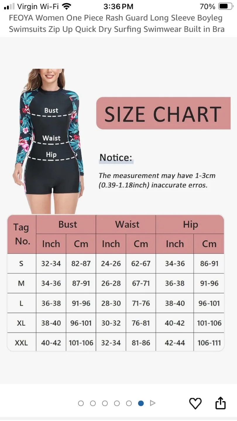 FEYOYA Women's One-Piece Rash Guard Swimsuit image indicator(2)