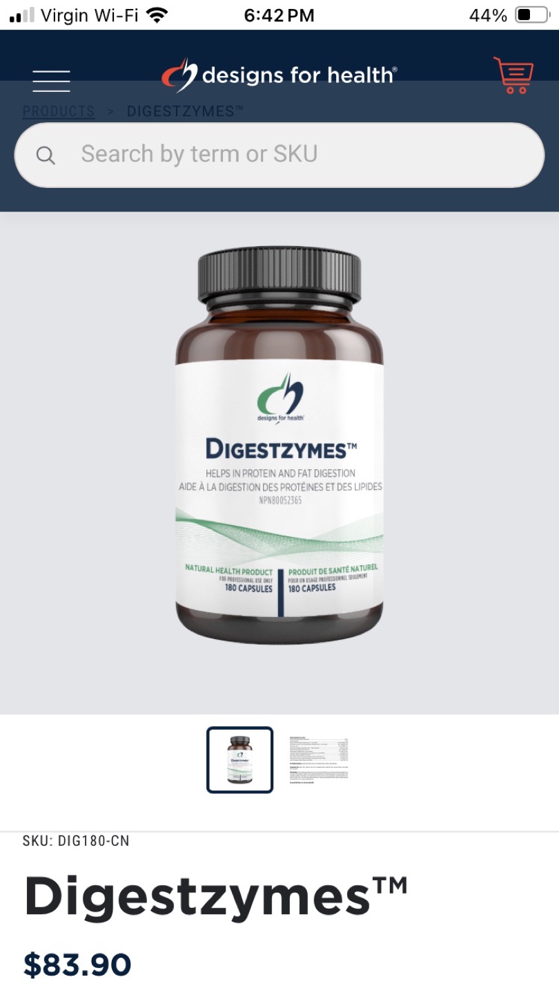Digestzymes™ 180 Capsules - Supports Healthy Digestion