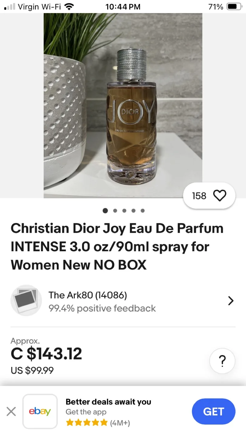 Christian Dior Joy Eau De Parfum Intense 3.0 oz/90ml image indicator(2)