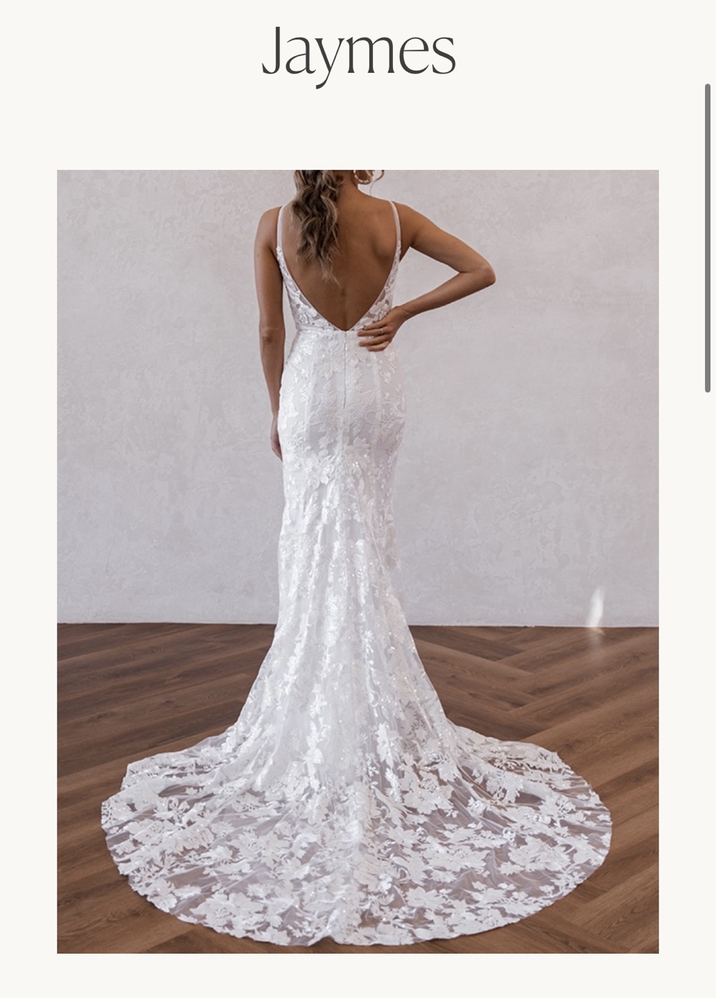 Made With Love Jaymes Bridal Gown - Stunning Fit and Flare - photo 3