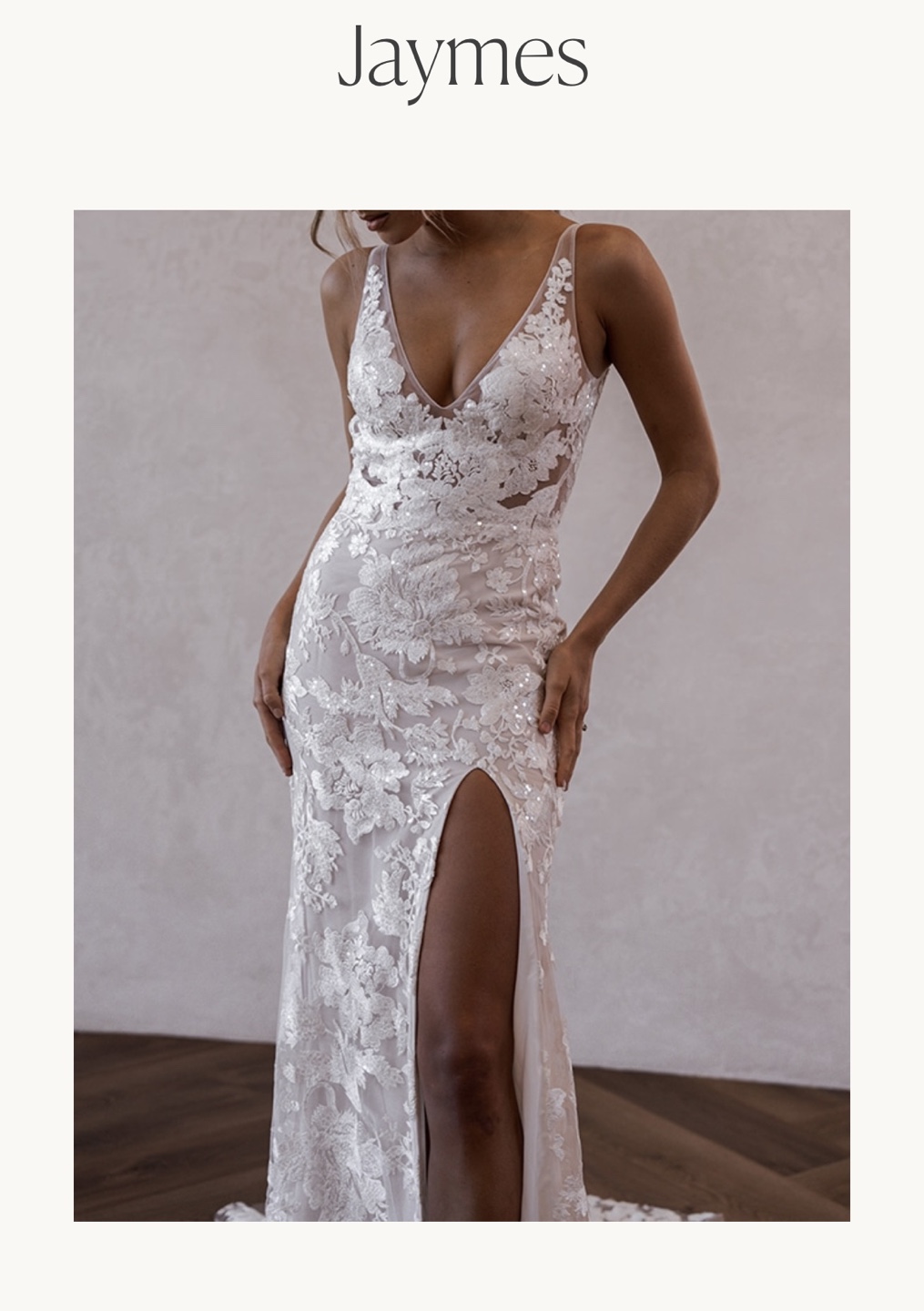 Made With Love Jaymes Bridal Gown - Stunning Fit and Flare - photo 2