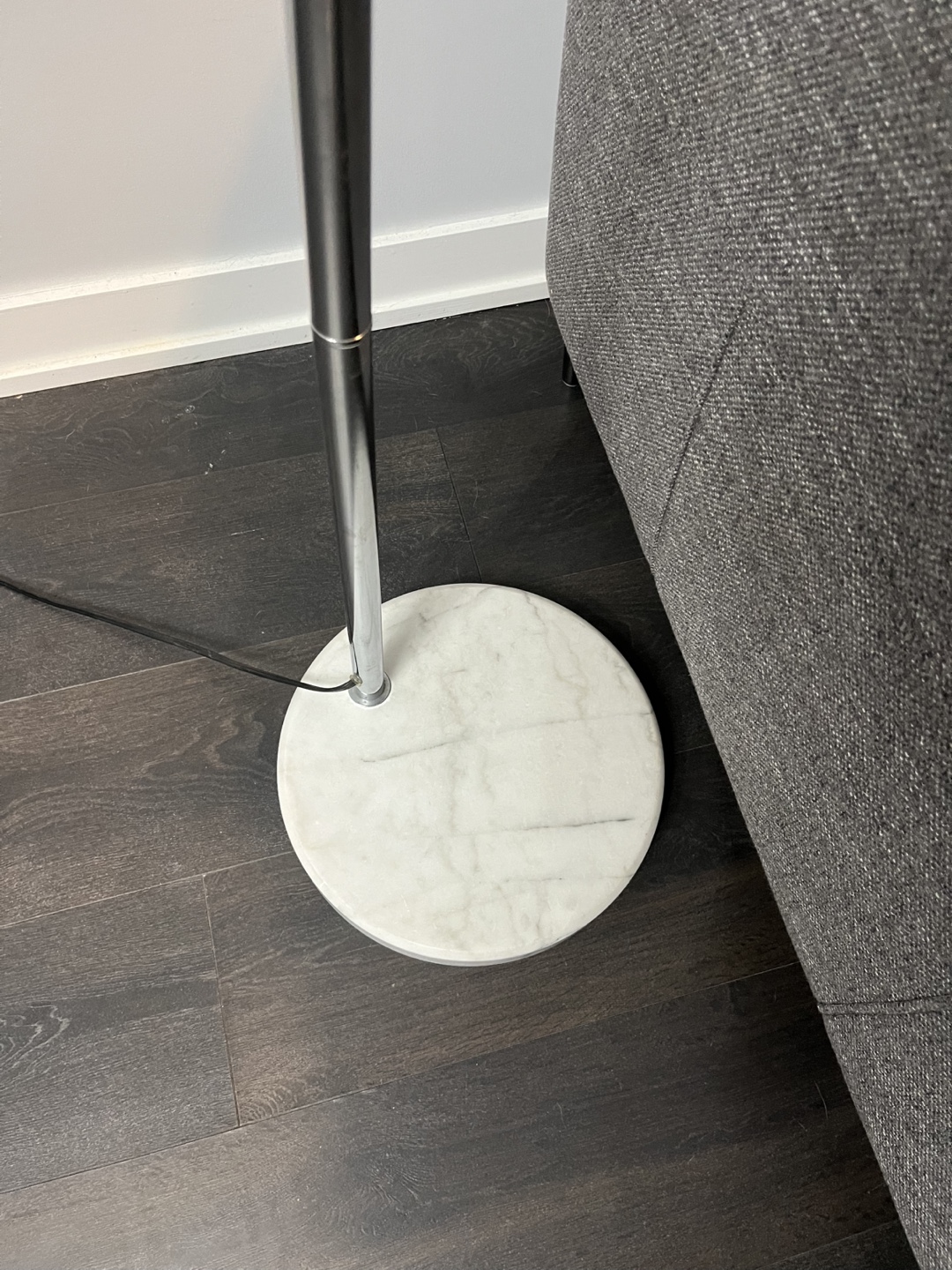 Arc Floor Lamp with Marble Base - photo 4
