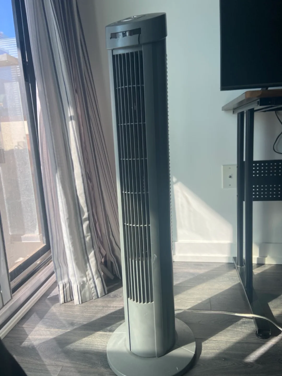 Seville Classics Oscillating Tower Fan with Remote thumbnail