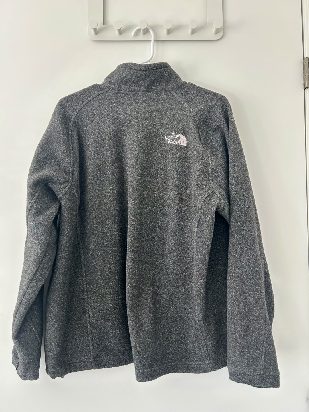 The North Face Grey Fleece Jacket - Size Large - photo 2