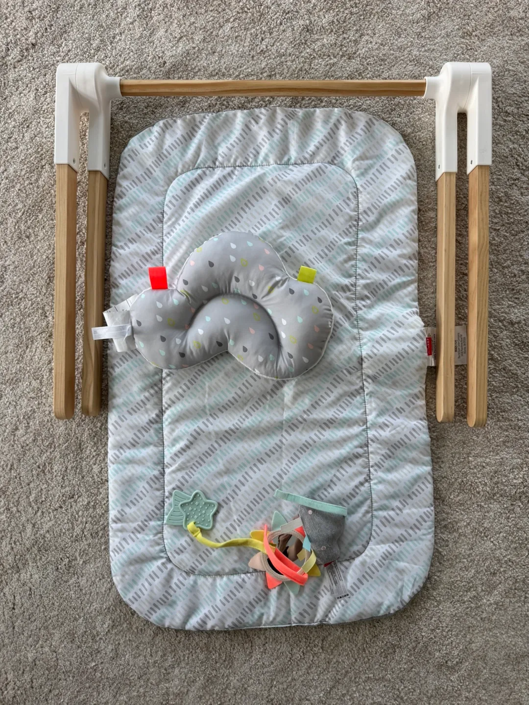 Skip Hop Silver Lining Cloud Wooden Activity Gym thumbnail