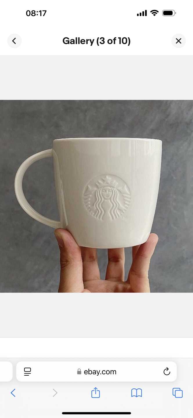 Starbucks White Ceramic Mug