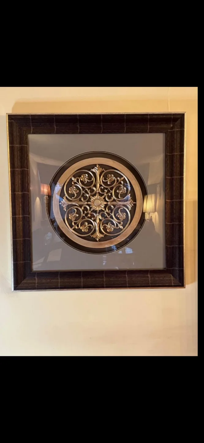 Pair of Elegant Framed Wall Art image indicator(4)