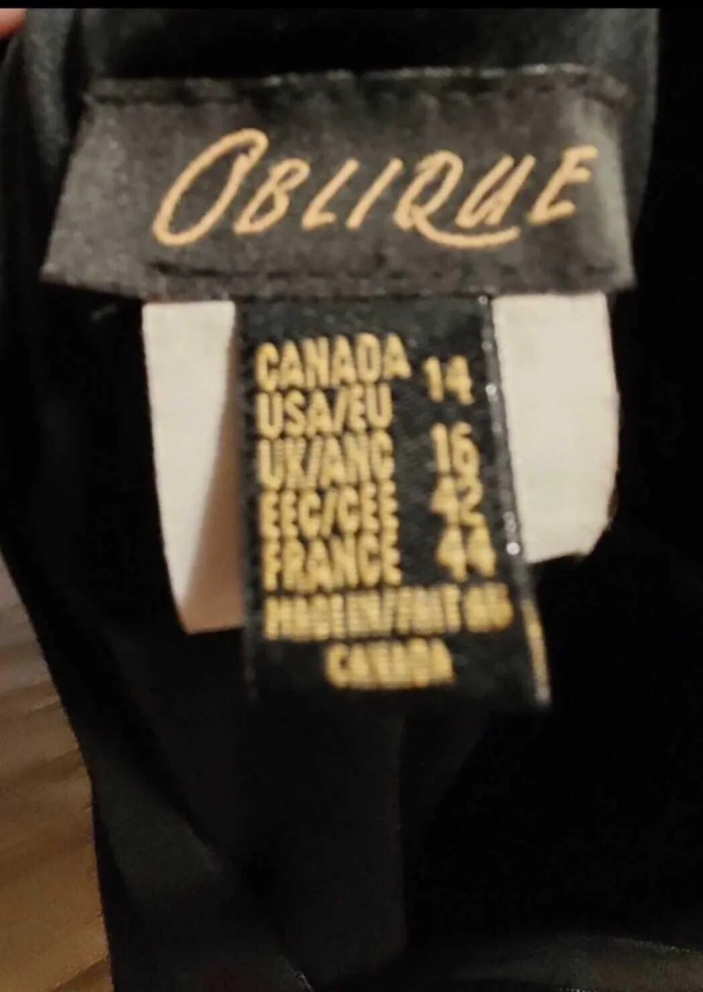 Oblique Black Dress image indicator(4)