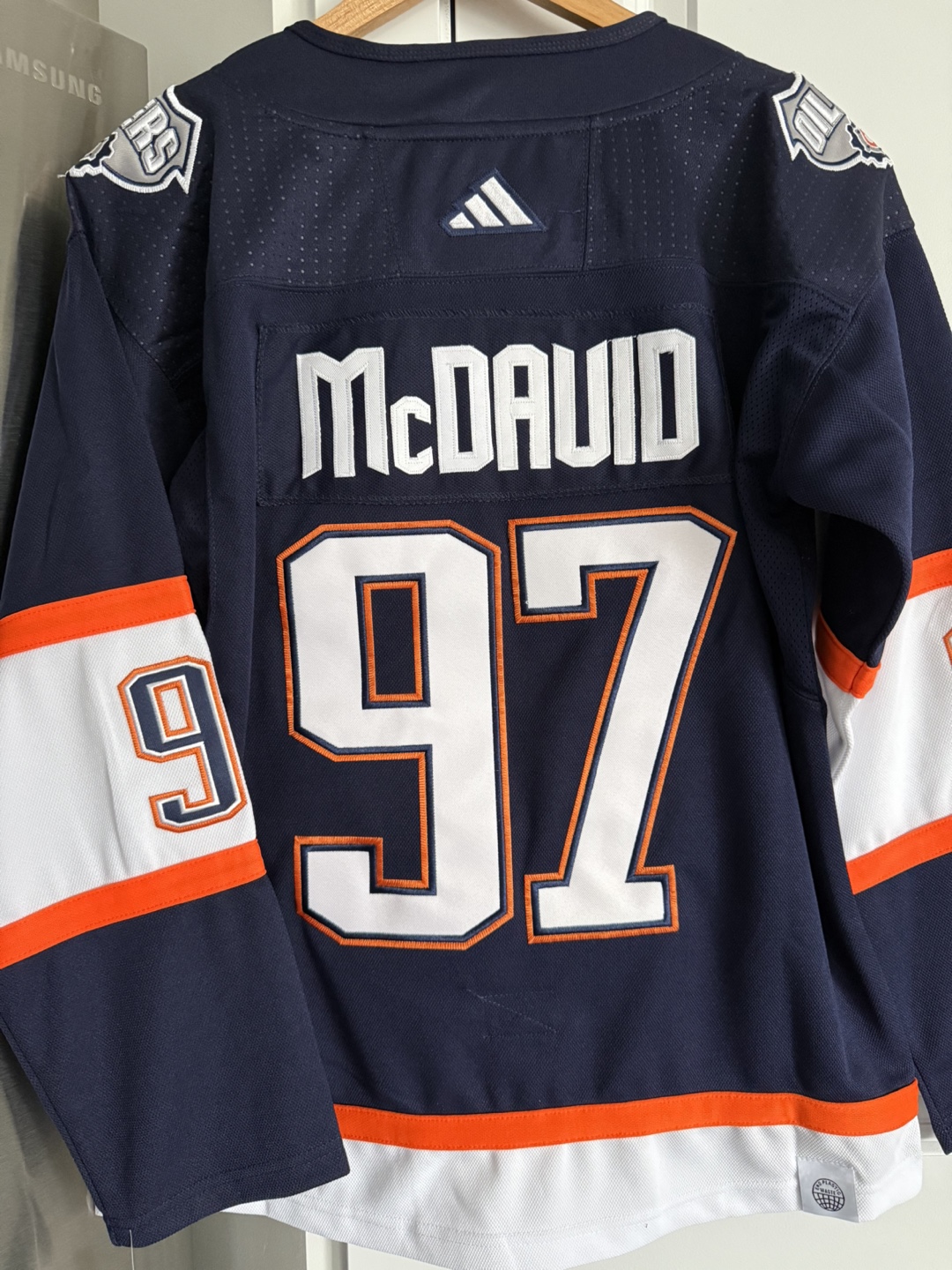McDavid #97 Edmonton Oilers Adidas Hockey Jersey