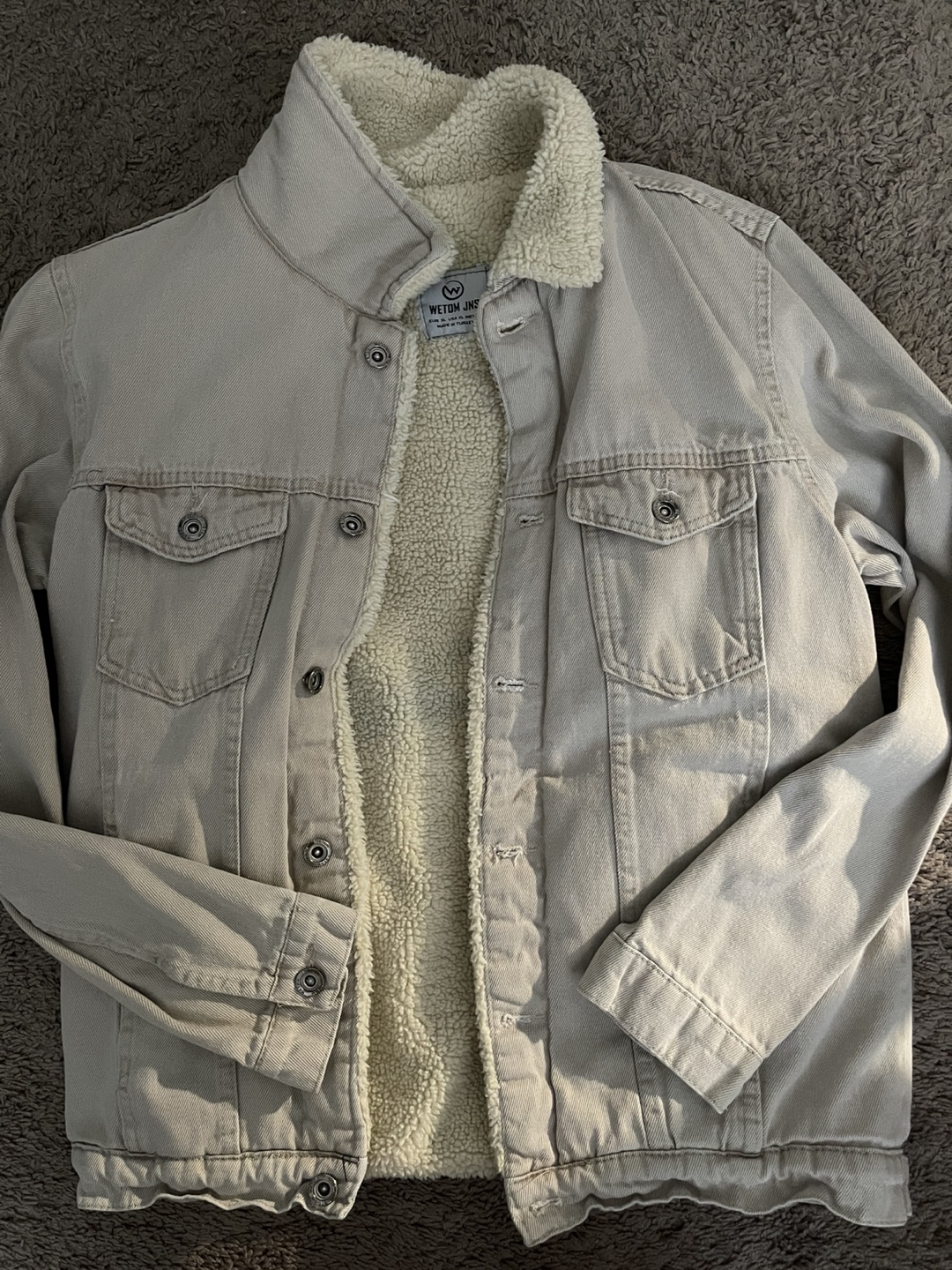Wiston Jeans Sherpa Lined Denim Jacket