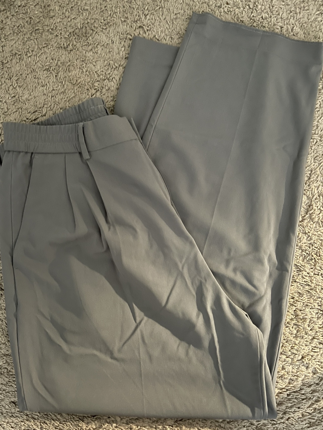 Women's Grey Wide Leg Pants