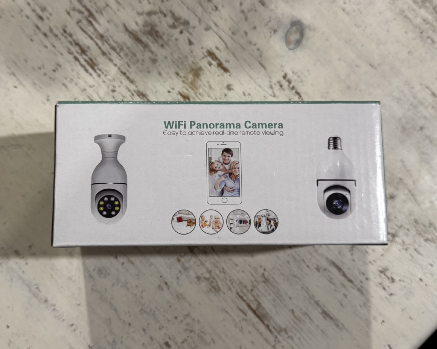 New Wifi Panorama Security Camera Lightbulb