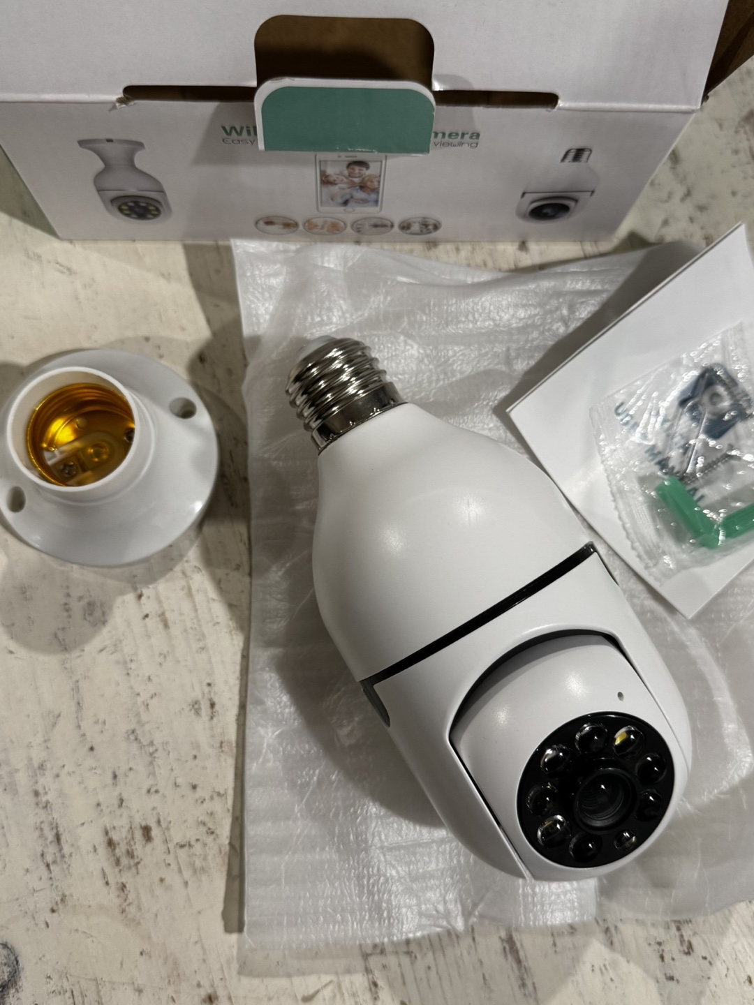 New Wifi Panorama Security Camera Lightbulb - photo 4