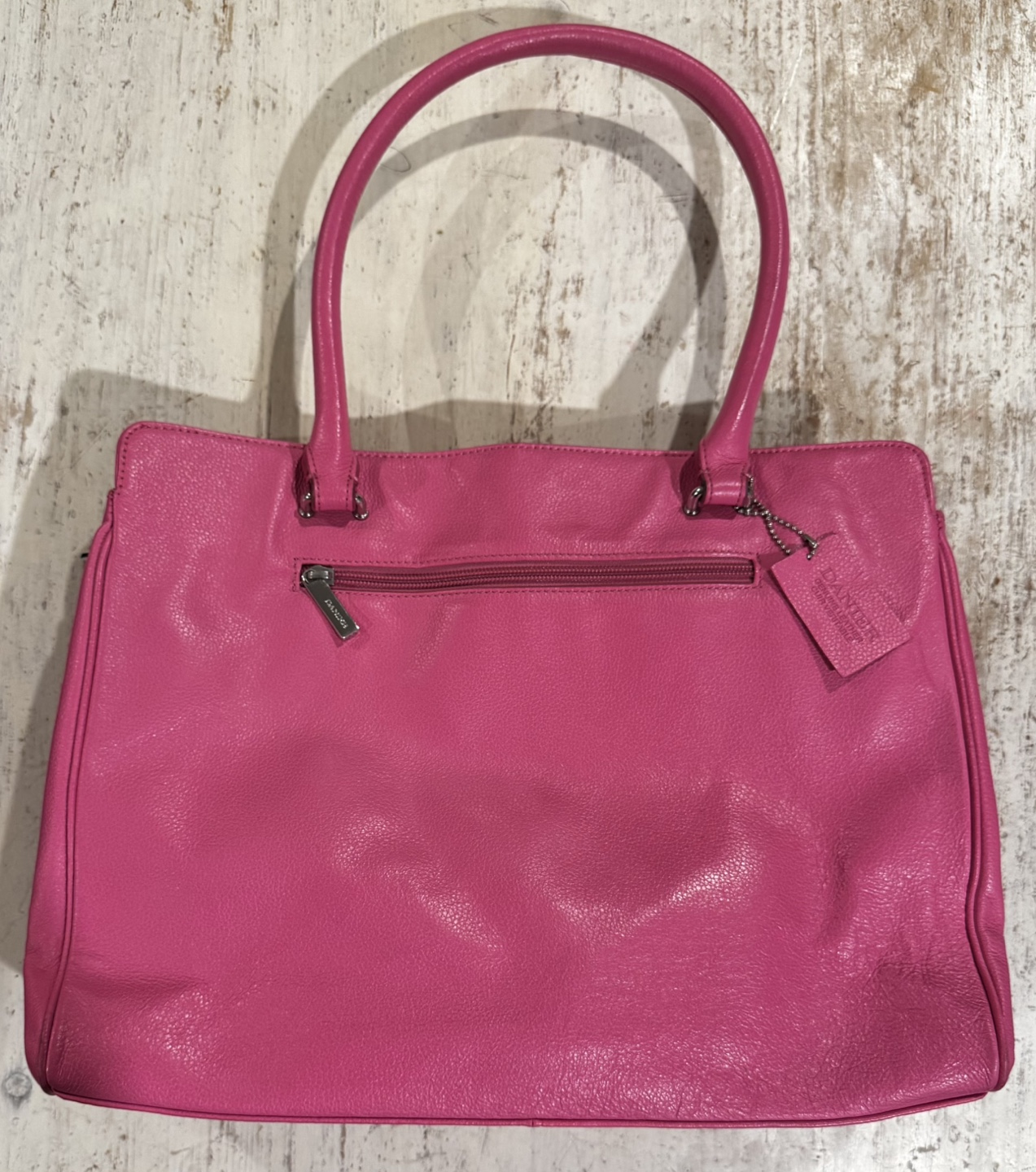Danier Leather Large Tote Bag - Barbie Pink - photo 2