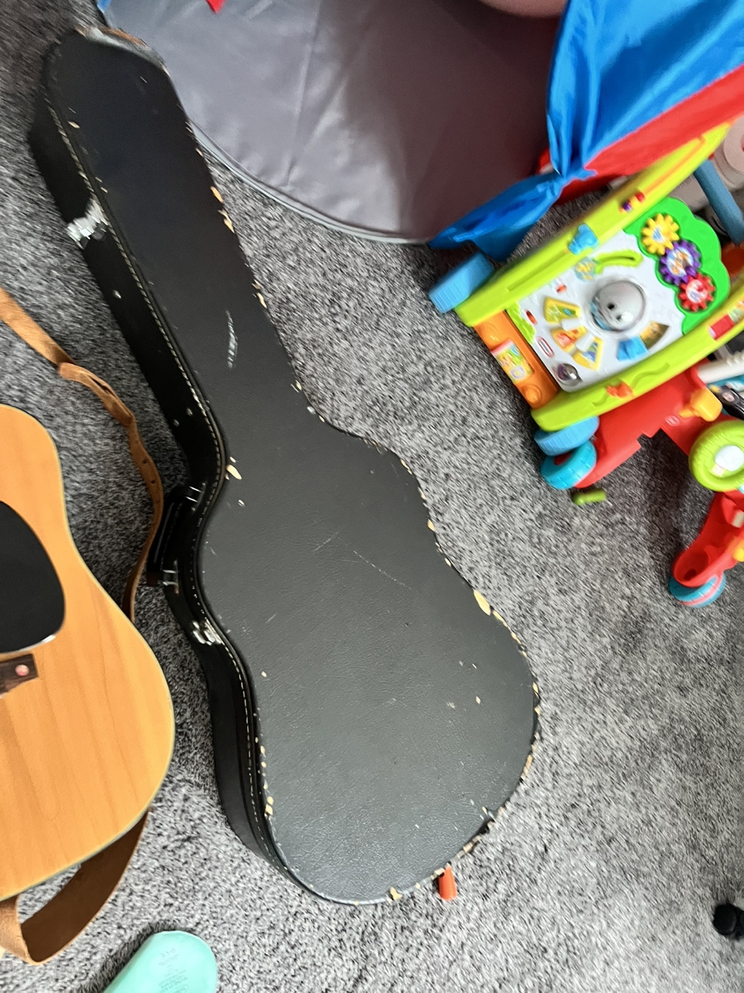 Acoustic Guitar with Case and Pickup - photo 4