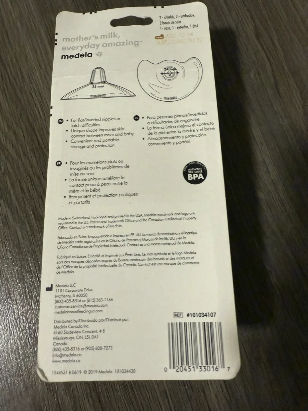 Medela Contact Nipple Shields with Case - 24 mm image indicator(2)